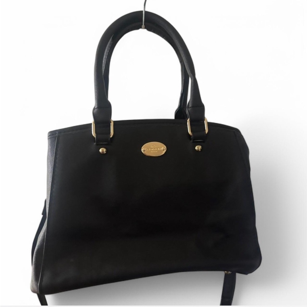 Black vintage authentic coach purse